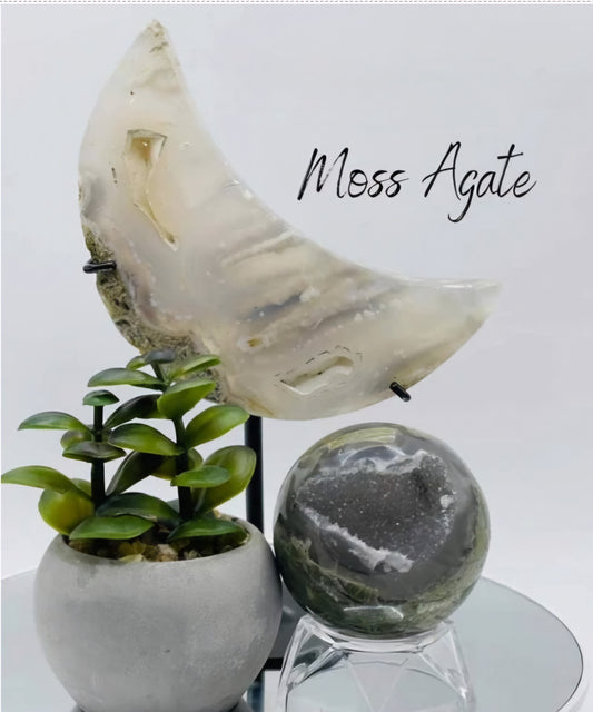 Moss Agate : Emotional Balance
