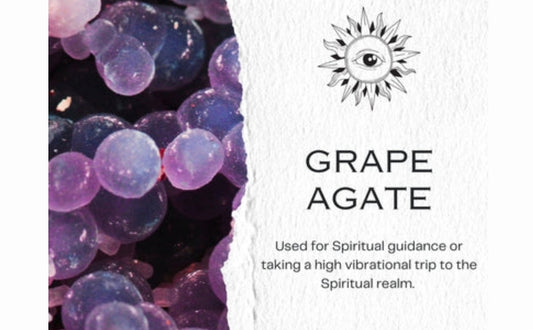Harnessing the Powers of Grape Agate for Spiritual Guidance - Earth's Emporium