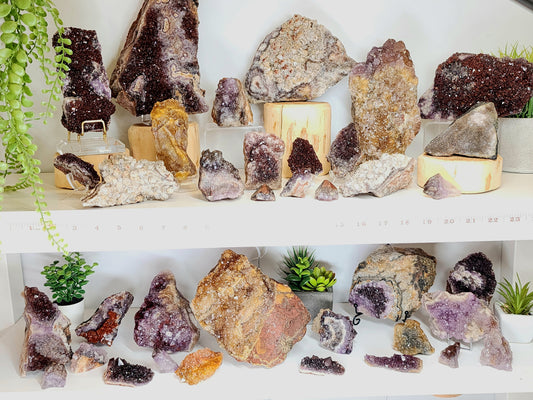 Wholesale Mixed Lot: Amethyst Variant Collection (37 Specimens)