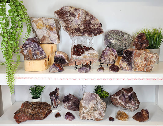Wholesale Amethyst Specimen Lot - 23 Pieces