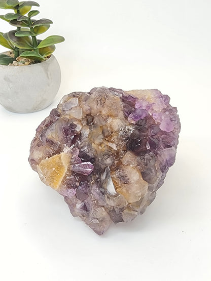 Ametrine with Citrine Phantom Point