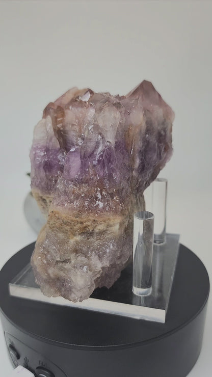 Amethyst with Large Clear Points